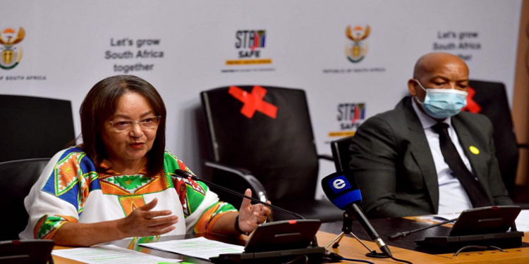 Minister of Public Works and Infrastructure, Patricia de Lille briefs the media on the details of the NIP 2050 and next steps towards implementation.