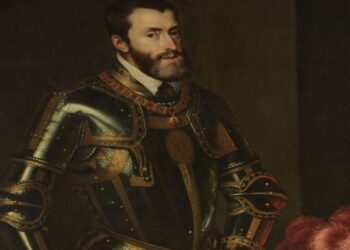 A handout picture shows a painting of Emperor Charles V by Juan Pantoja de la Cruz, which was on loan at the Kremlin Museum for an exhibition postponed after the Russian invasion of Ukraine and has been returned to the Prado Museum in Madrid, Spain, March 21, 2022.