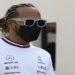 Mercedes' Lewis Hamilton during testing at the Bahrain International Circuit, Sakhir, Bahrain - March 12, 2022.