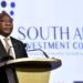 President Cyril Ramaphosa delivering the keynote address at the Fourth South African Investment Conference, March 24, 2022.