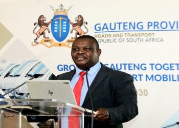Gauteng Public Transport and Roads Infrastructure MEC Jacob Mamabolo.