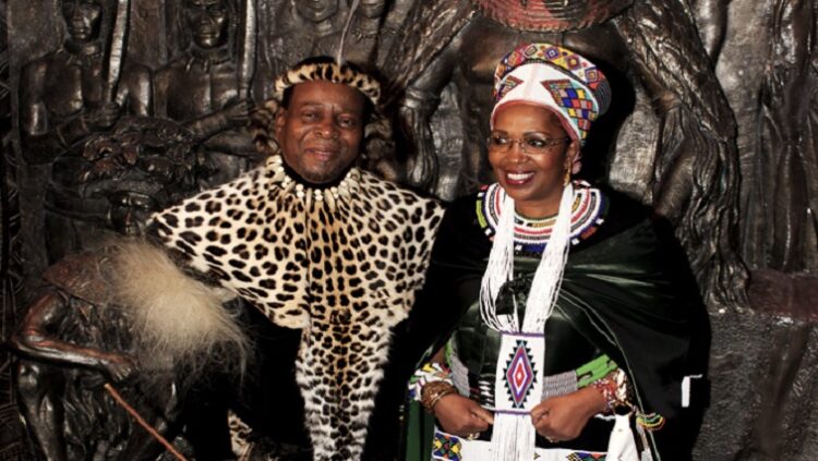 King Goodwill Zwelithini ka Bhekuzulu and  Queen Dlamini-Zulu   [File image]