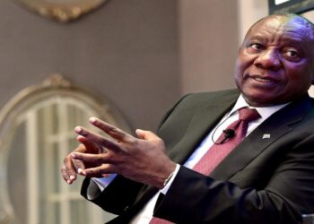 [File Image] President Cyril Ramaphosa addresses a webinar on Small, Medium and Micro Enterprises (SMMEs) and Cooperatives supported by the Department of Small Business Development.