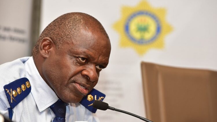 [File Image] National Commissioner of Police, General Khehla Sitole, during a media briefing on a significant breakthrough achieved regarding the criminal underworld at a press briefing held at Ronnie Mamoepa Media Centre, Tshedimosetso House in Pretoria.