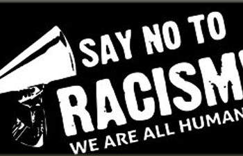 Say No to Racism poster.