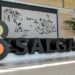 A logo of the South African Local Government Association (SALGA) is pictured at the Cape Town International Convention Centre ahead of its national conference.