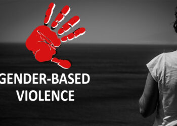 A graphic against gender-based violence