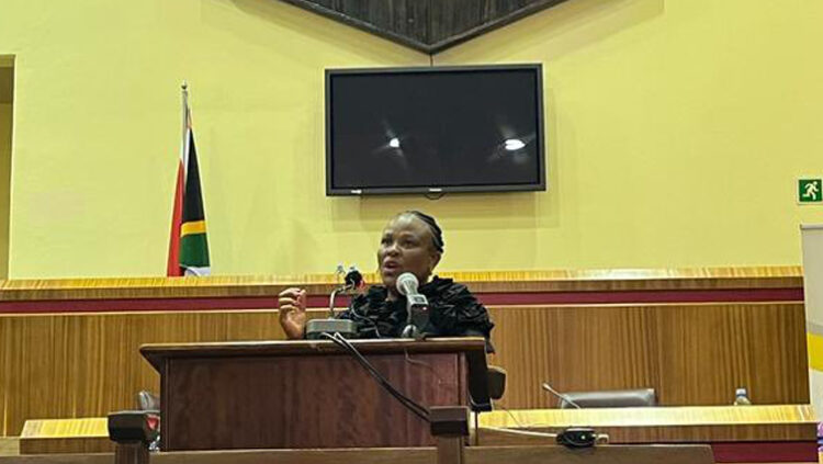 Public Protector Advocate Busisiwe Mkhwebane concludes her meeting with Speaker Hon. Rosemary Molapo and Premier Stan Mathabatha in Lebowakgomo, Limpopo as part of her Stakeholder Roadshow.