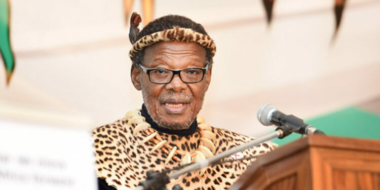 Traditional Prime Minister of the AmaZulu nation, Prince Mangosuthu Buthelezi.