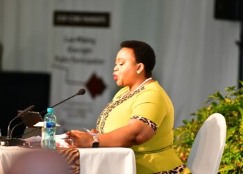 KwaZulu-Natal Finance MEC Nomusa Dube-Ncube delivering her KZN budget