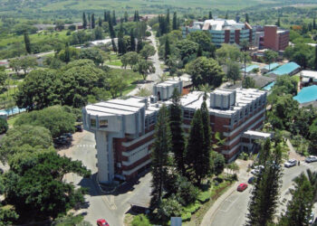 Aerial view of the University of Zululand campus.