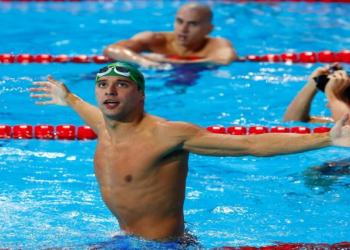 South African swimmer Chad le Clos.