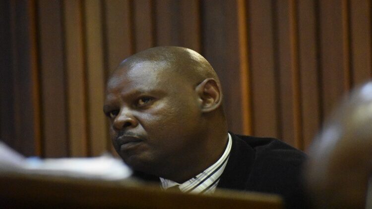 Forensic Investigator, sergeant Thabo Mosia on the witness stand at the Senzo Meyiwa murder trial.