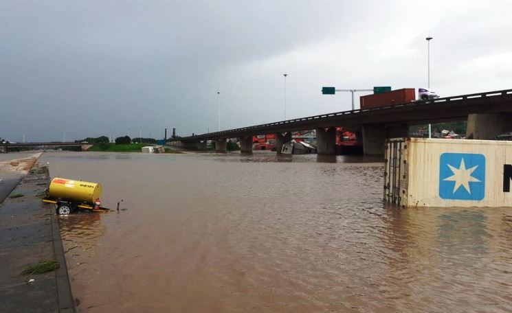 Flooded roads in KZN