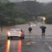 A flooded road in KZN.