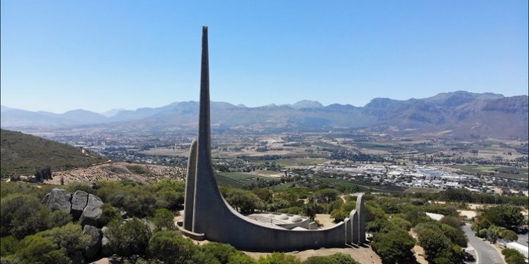 The Taal Monument seen in Paarl.