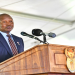 Deputy President David addressing a World Tuberculosis Day event in March 2022.