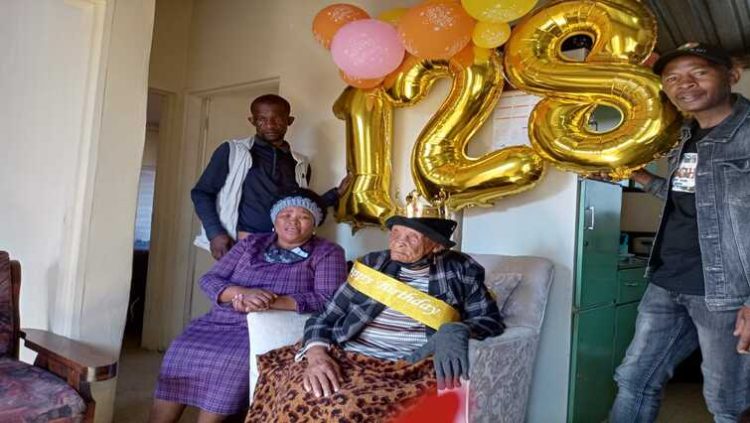 Johanna Mazibuko in Jouberton near Klerksdorp in the North West is believed to be oldest  in the world at the age of 128.