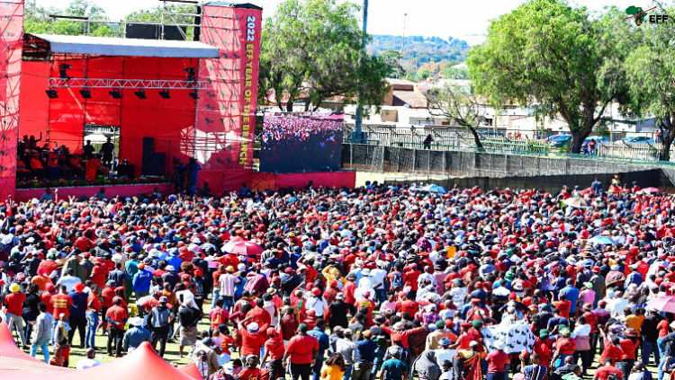 EFF in Middleburg Mhluzi Mpumalanga