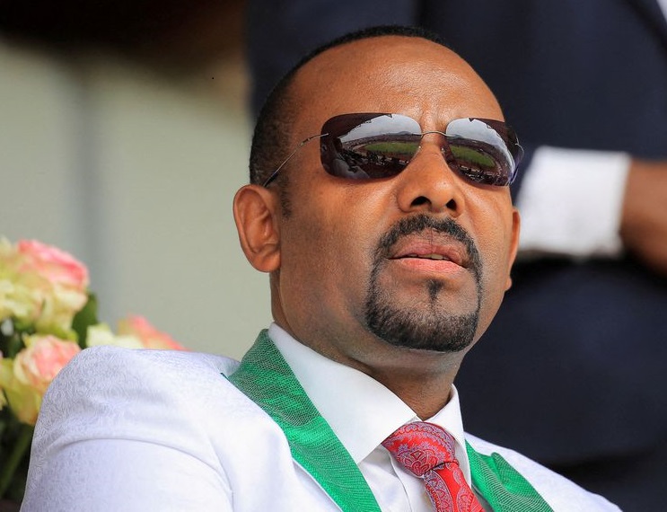 Ethiopian Prime Minister Abiy Ahmed attending his last campaign
