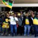 [File Image] Delegates chant slogans as they arrive for an African National Congress (ANC) conference.