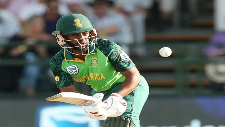 Proteas limited overs captain Temba Bavuma in action