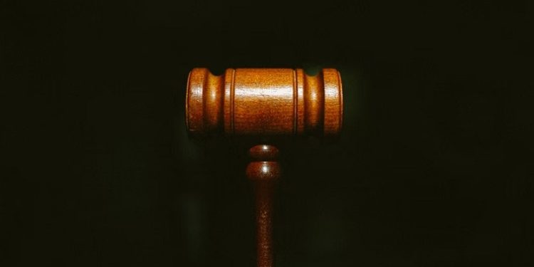 File image: A gavel used in the court of law.
