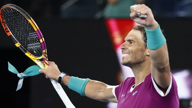 Spain's Rafael Nadal celebrating a win [File image]