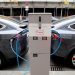 Tesla EVs seen charging