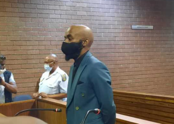 File image: Nthuthuko Shoba at the Roodepoort Magistrate's Court.