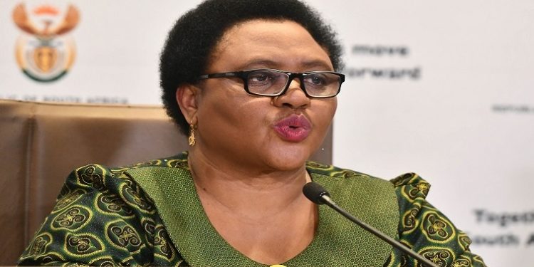 Minister of Agriculture, Land Reform and Rural Development, Thoko Didiza.