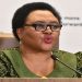 Minister of Agriculture, Land Reform and Rural Development, Thoko Didiza.