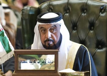 United Arab Emirates' President Sheikh Khalifa bin Zayed al-Nahyan attends the opening session of the thirteenth Gulf Cooperation Council (GCC) Summit at Bayan Palace in Kuwait City December 14, 2009.