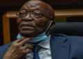 Former South African President Jacob Zuma appears at the High Court in Pietermaritzburg, South Africa, January 31, 2022.