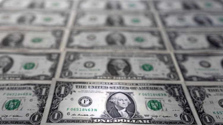 The dollar index, which measures the currency versus six rivals, was around flat at 103.92, not far from the high of 104.49 reached at the start of the week for the first time since December 2002.