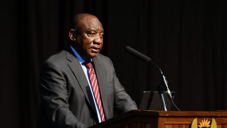 (File Image) President 
Cyril Ramaphosa
 leads Government’s engagement with organised business in eThekwini at the Durban Exhibition Centre.