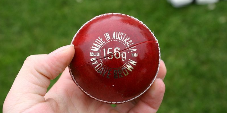 Cricket ball.