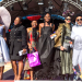 Fashionistas show off their dresses at the 2018 Durban July.