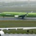 An aircraft from South African low cost airline Kulula takes off from Cape Town International airport.