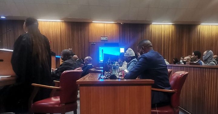 Advocate Zandile Mshololo cross-examining forensic officer Thabo Mosia in the Meyiwa murder trial, 1 June 2022