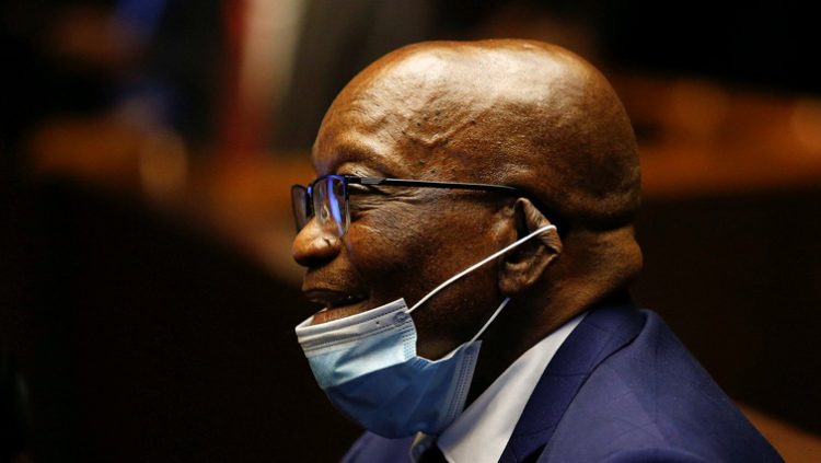 [File Image] Former President Jacob Zuma sits in the Pietermaritzburg High Court.