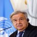 United Nations Secretary-General Antonio Guterres attends a press conference, in Port-au-Prince.