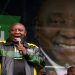 [File Image] African National Congress (ANC) President Cyril Ramaphosa speaks during an election rally in Tongaat, near Durban, May 4, 2019.