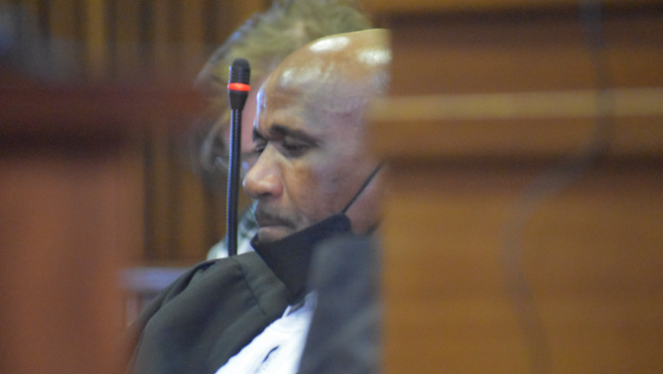 Advocate Malesela Teffo is seen during the Senzo Meyiwa murder trial where he is  asking for a trial within a trial for in the defence of his clients, accused no.1 to 4.