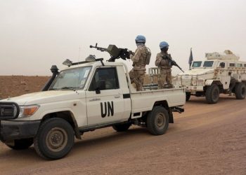 UN peacekeepers patrol in Kidal, Mali, File. REUTERS/Adama Diarra