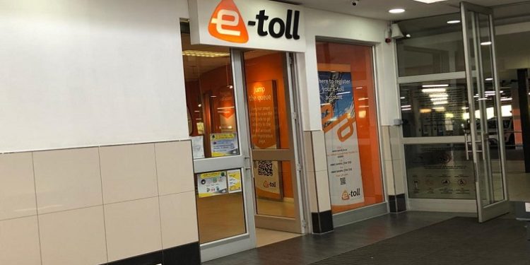 An e-toll outlet in Pretoria.