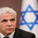 Israeli Foreign Minister Yair Lapid attends a cabinet meeting at the Prime Minister's office in Jerusalem May 15, 2022.