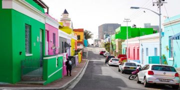 The iconic streets of Bo-Kaap in Cape Town.