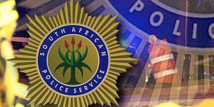 A South African Police Services logo.