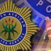 South African Police Services logo.